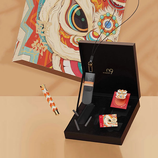 n9醒狮国风金属钢笔礼盒 Pen gift box